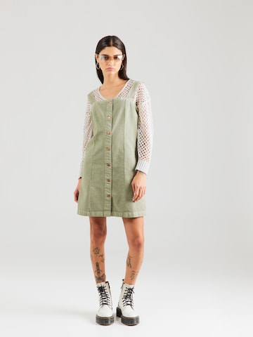 WRANGLER Šaty – zelená: přední strana