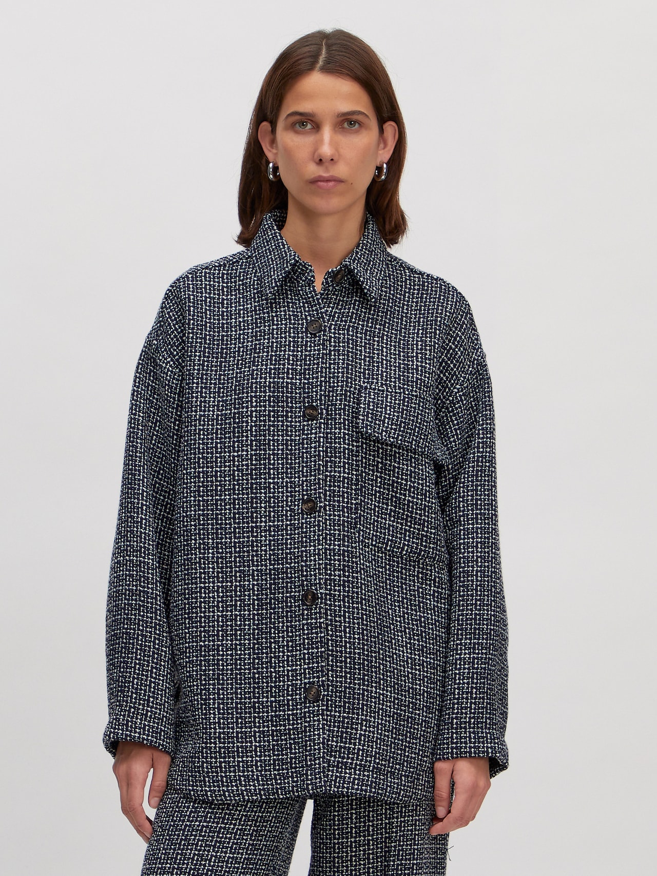 EDITED Produkte Bluse 'Anisha' grau