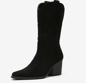 Salinyang Cowboylaarzen in Zwart: voorkant