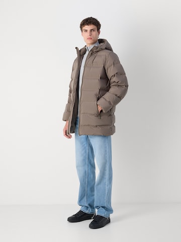 Calvin Klein Regular Winterjacke in Braun