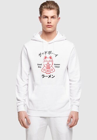 Merchcode Sweatshirt 'Torc - Good Boy' in Wit: voorkant