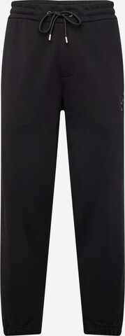 Tapered Pantaloni 'C-Levete 23' di BOSS in nero: frontale