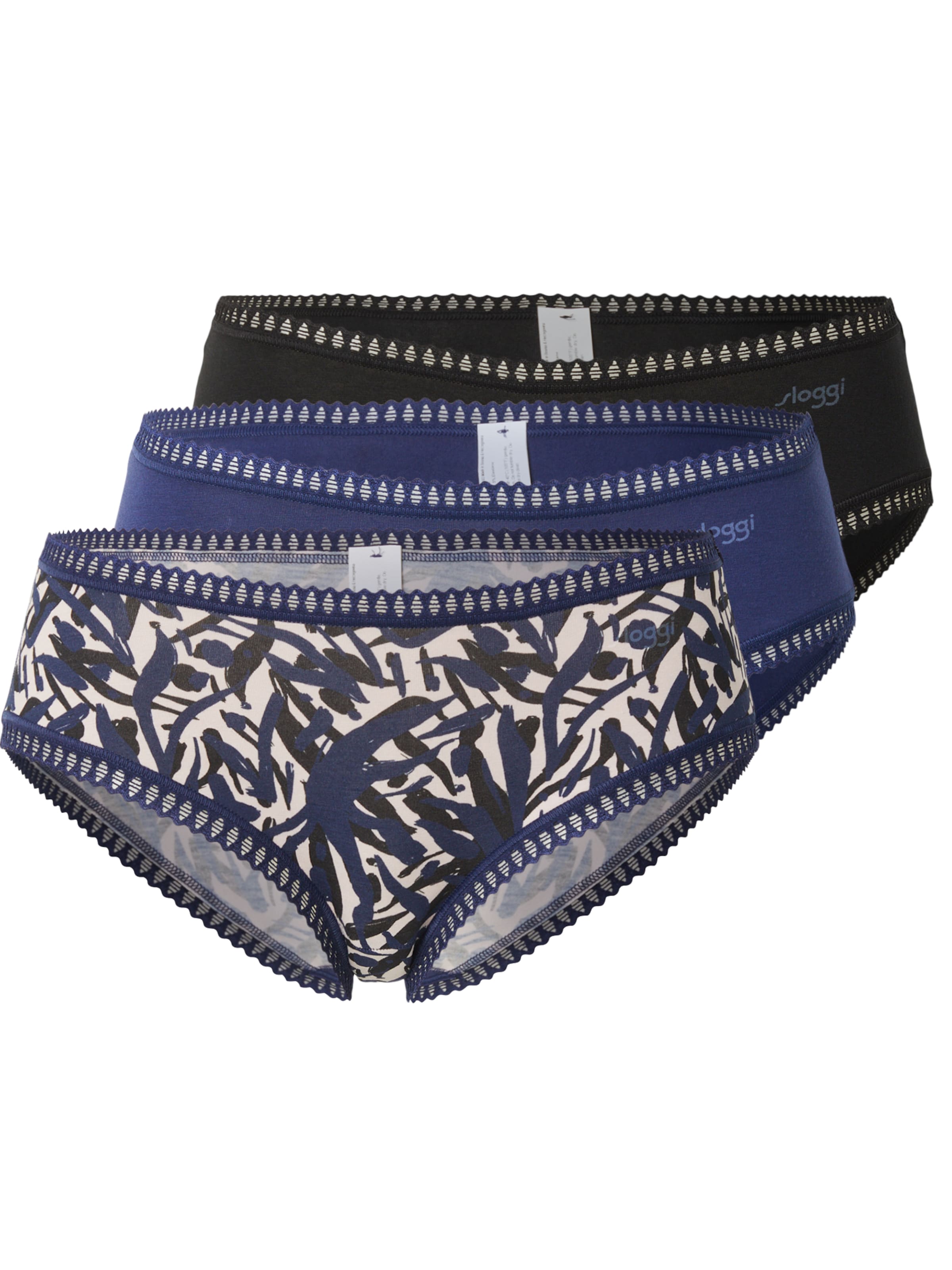 SLOGGI Nohavičky 'Go Crush' - Modrá: predná strana