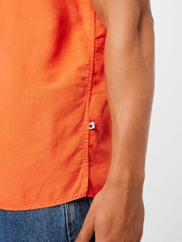 NN07 Regular fit Button Up Shirt 'Miyagi' in Red