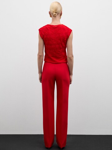 T-shirt 'CREAMY' MANGO en rouge
