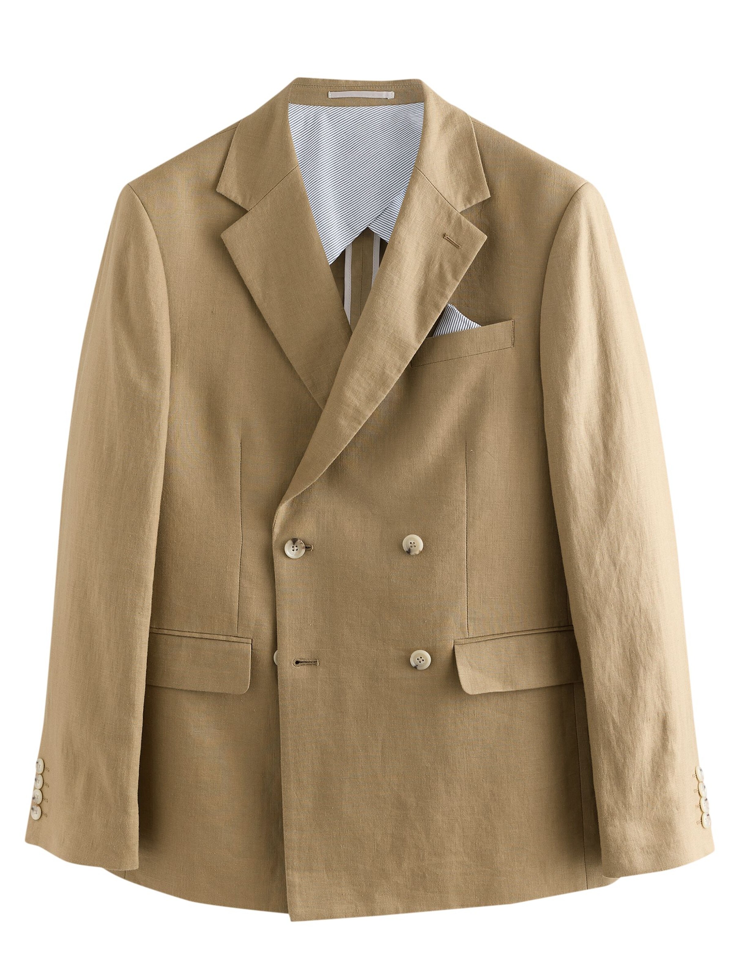 Next Regular Fit Sakko in Beige: Vorderseite