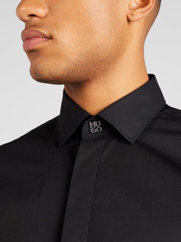 juoda HUGO Standartinis modelis Marškiniai 'Vasco'