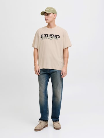 JACK & JONES Paita 'JJYUKI' värissä beige