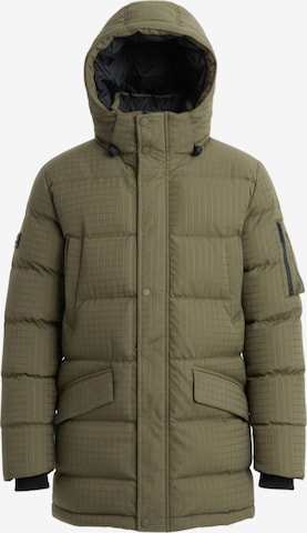 Veste d’hiver 'OM-JALJ-0201' Ombre en vert : devant