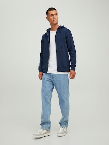 JACK & JONES Sweatjacke 'Star' in Blau