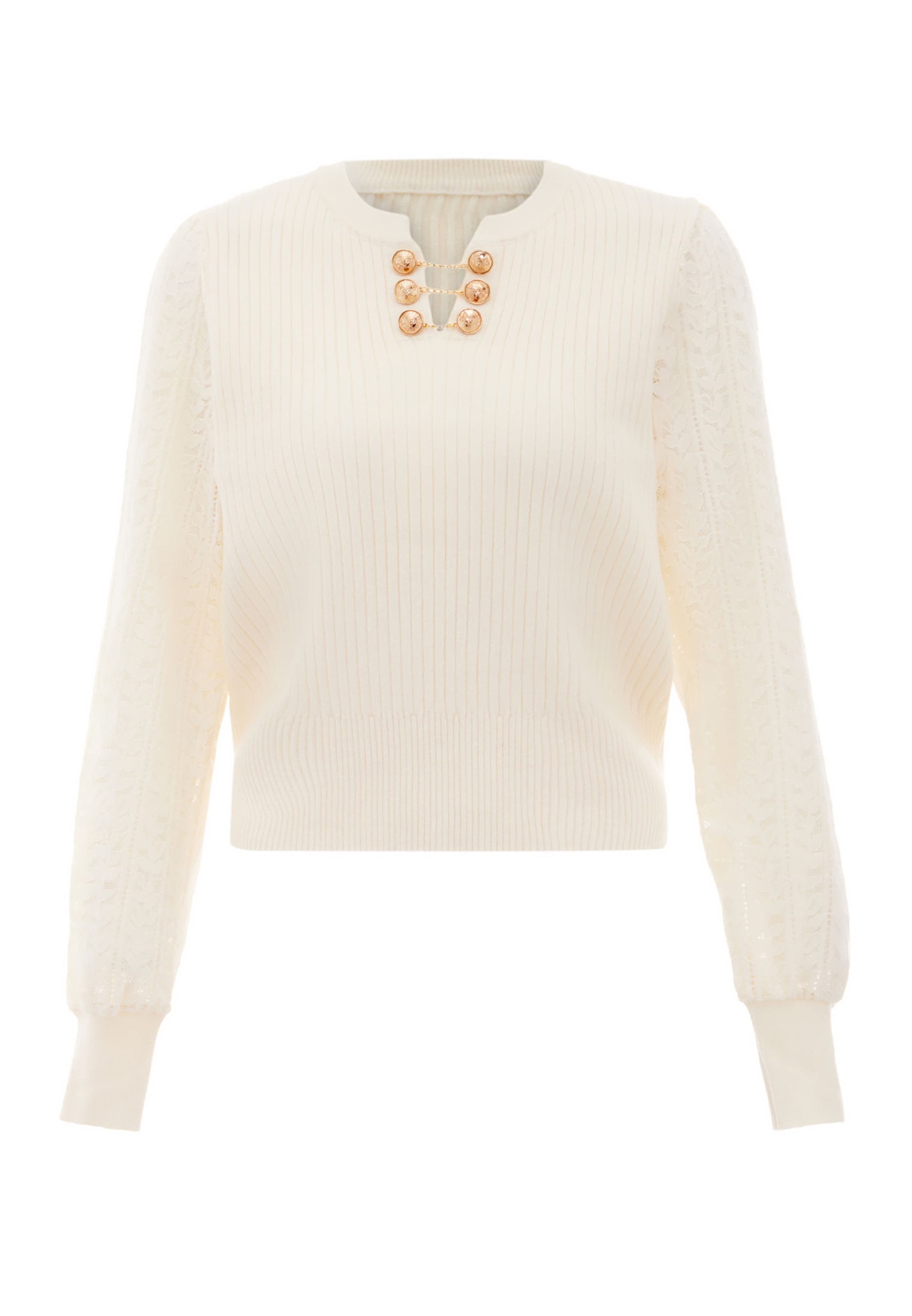 NAEMI - Jersey en beige: frente