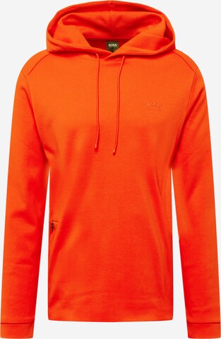 BOSS ATHLEISURE Sweatshirt 'Soody' in Orange: front