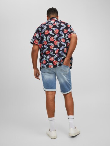 Jack & Jones Plus Regular Shorts 'Rick' in Blau