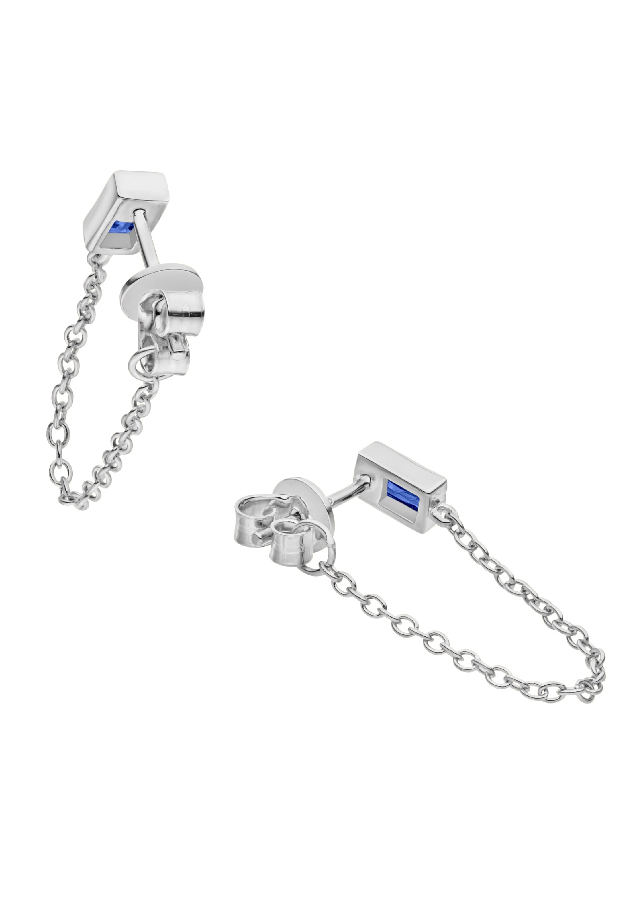 Nana Kay Silber-Ohrringe 'Modern Aztec' in Silber