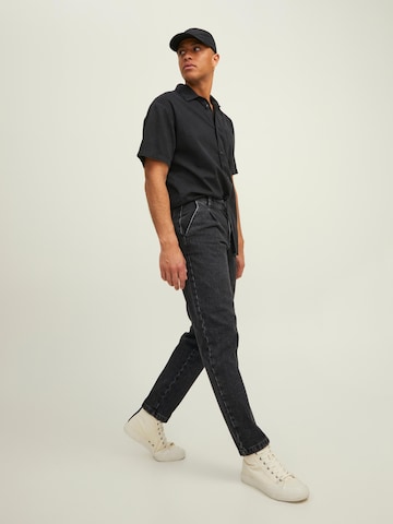 Loosefit Jeans con pieghe 'Bill' di JACK & JONES in nero