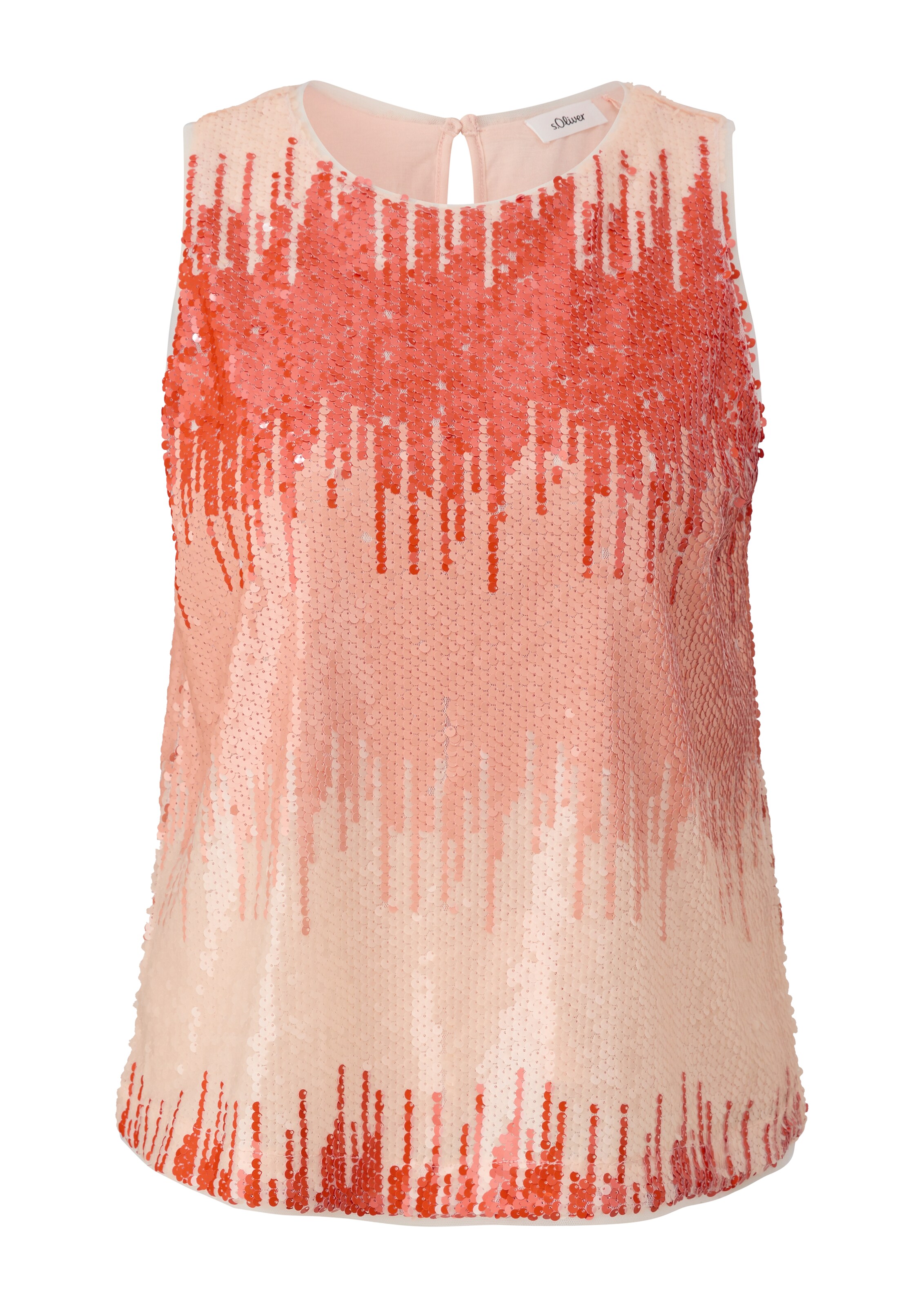 s.Oliver BLACK LABEL Τοπ σε ροζ: μπροστά