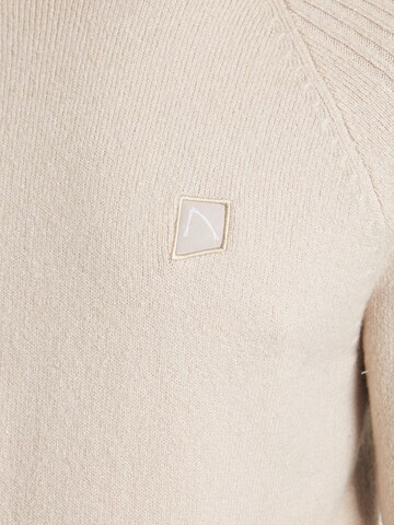 Pull-over 'Trace Col' CHASIN' en beige
