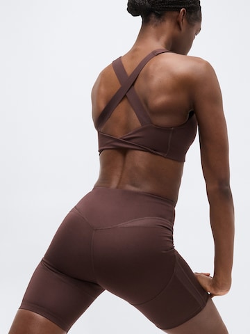 PUMA Bustier Biustonosz sportowy 'SUNDAY BLISS' w kolorze brązowy