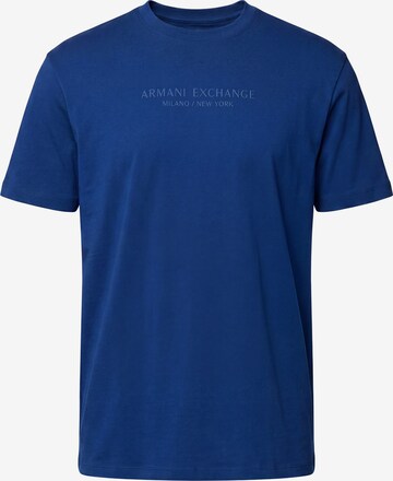 Maglietta di ARMANI EXCHANGE in blu: frontale