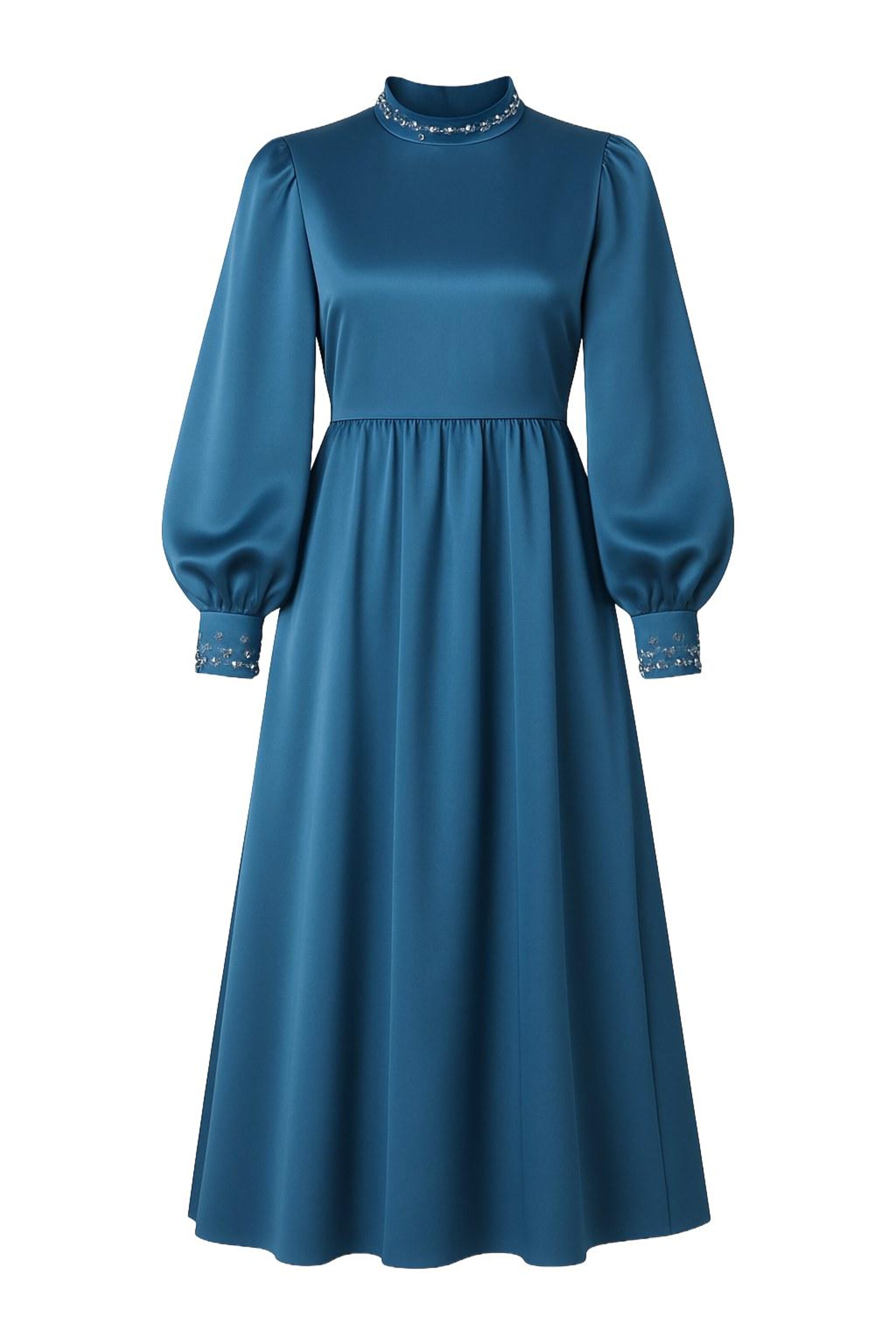 MODAMIHRAM Kleid in Blau: Vorderseite