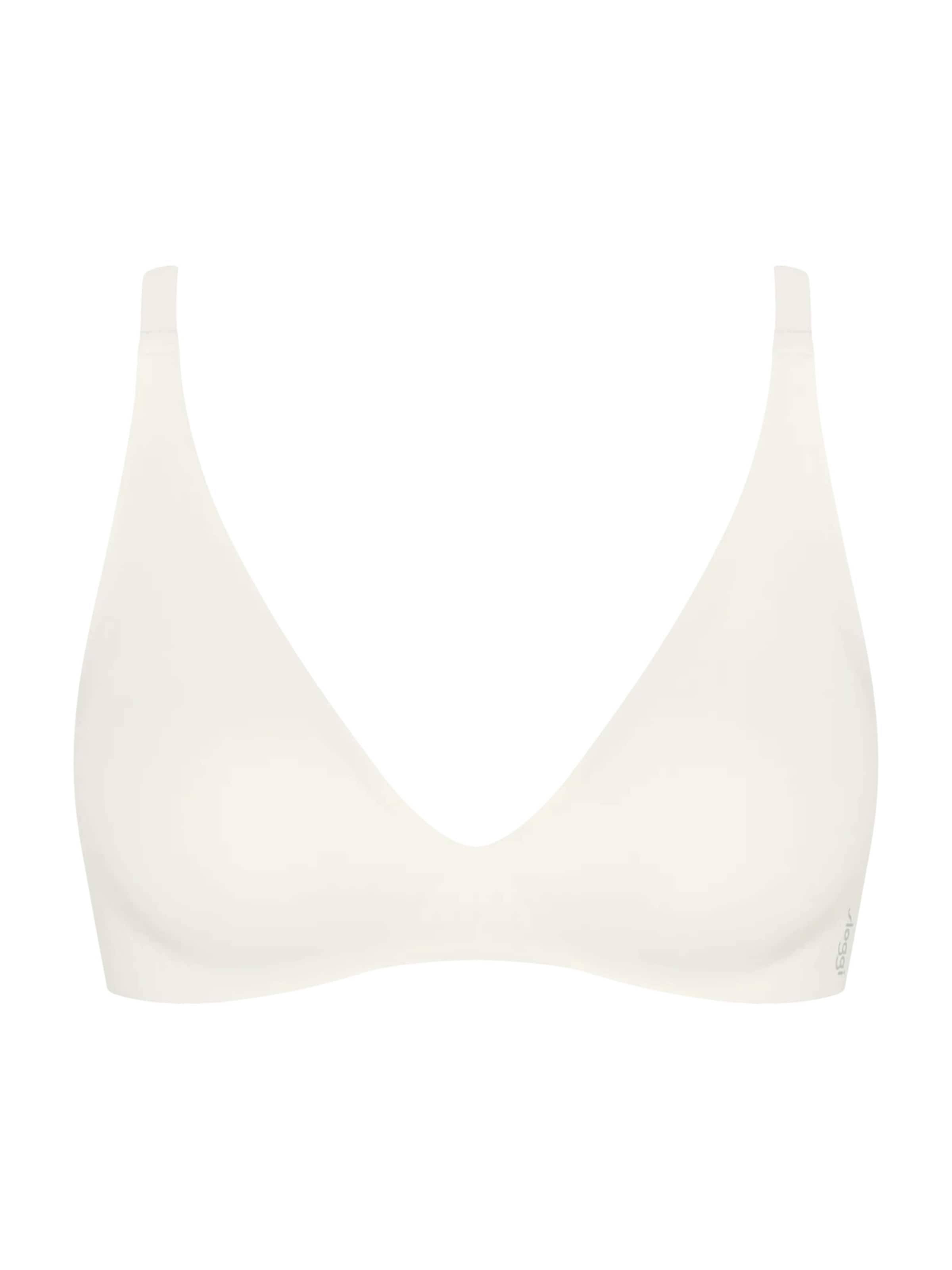 SLOGGI Trojúhelníková Podprsenka 'ZERO Feel 2.0 THE UP' – bílá: přední strana