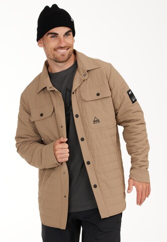 SOS Performance Jacket 'Jackson' in Brown: front