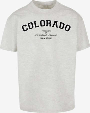 T-Shirt 'Sense Colorado' 9N1M SENSE en gris : devant