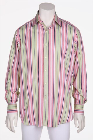 Etro Button Up Shirt in L-XL in Pink: front