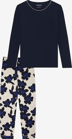 SCHIESSER - Pijama 'Comfort Nightwear' en azul: frente
