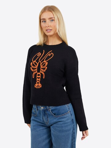 BRAVE SOUL Trui in Zwart: voorkant