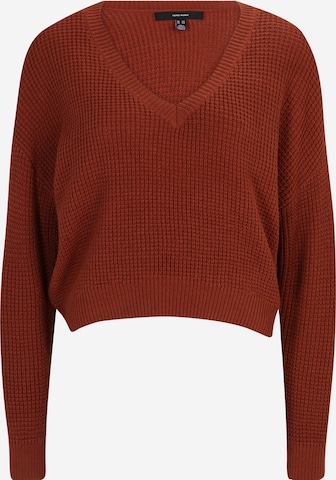 Vero Moda Petite Pullover 'LEANNA' in Braun: predná strana