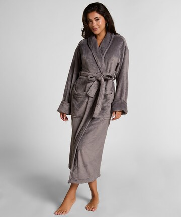 Hunkemöller Bathrobe long in Grey: front
