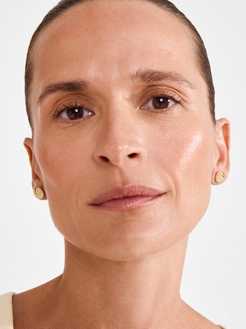 Pilgrim Earring ' Haze ' in Gold: front