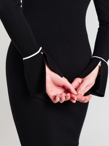 Robes en maille 'Samury' HUGO en noir