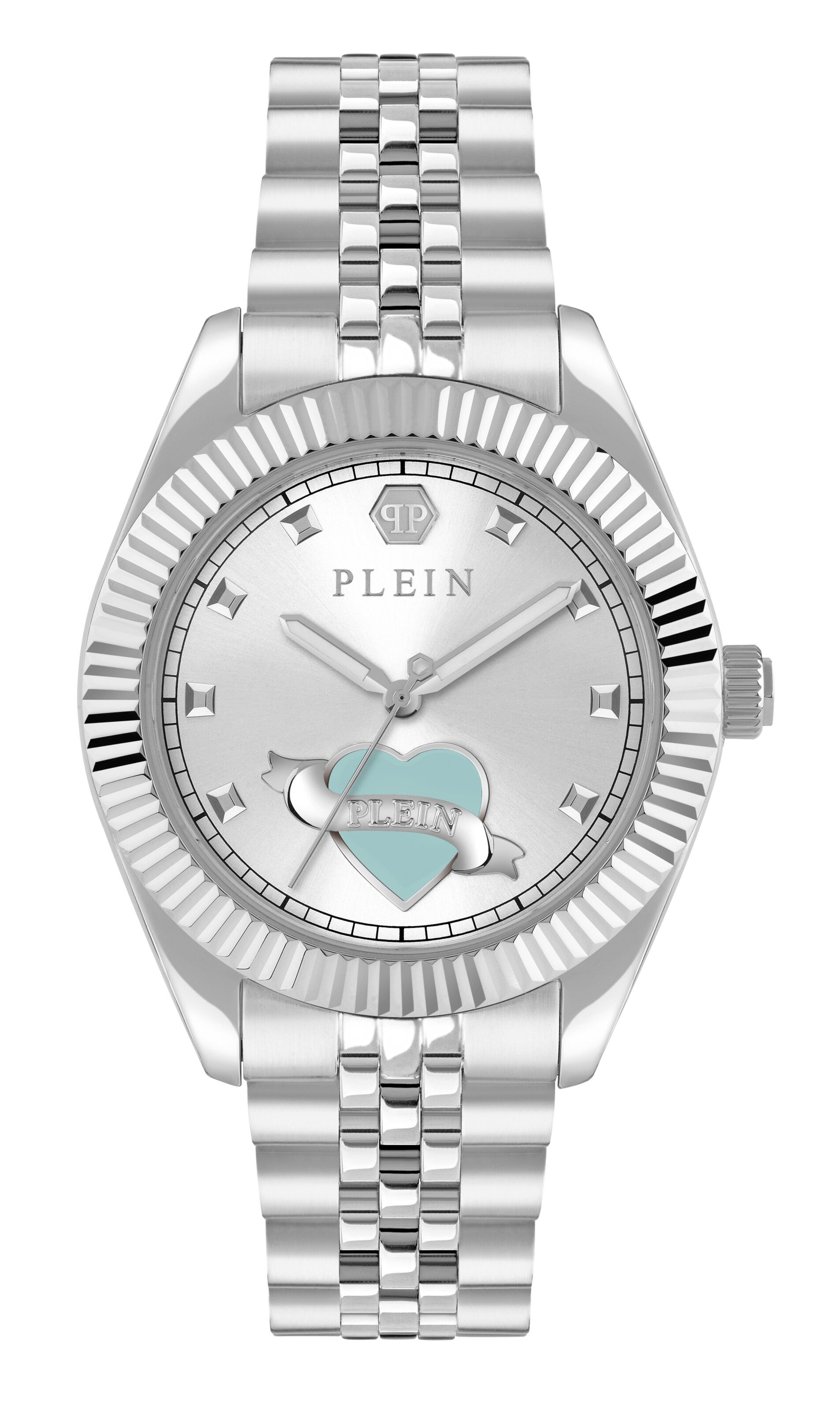 Montre à affichage analogique 'ROCK COUTURE' Philipp Plein Watches en argent : devant