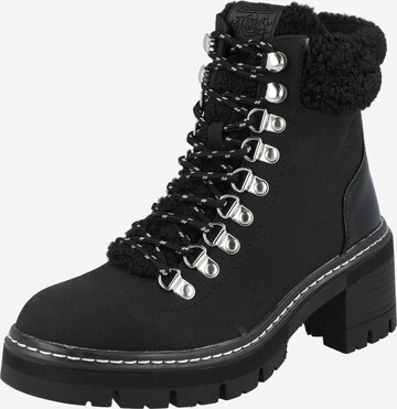 MTNG Lace-Up Ankle Boots 'DORIS' in Black: front