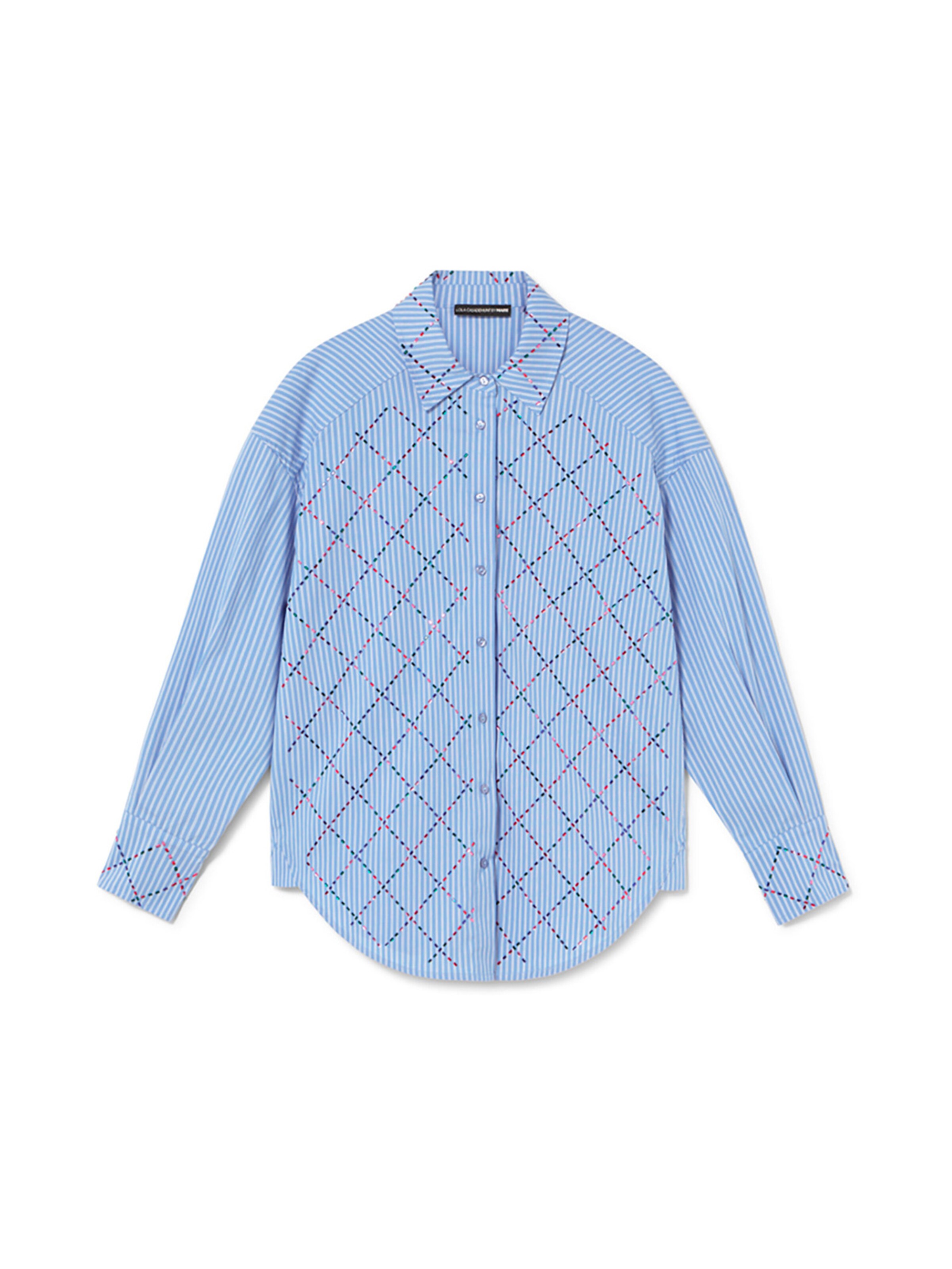 Lola Casademunt Блузка в Синий: спереди