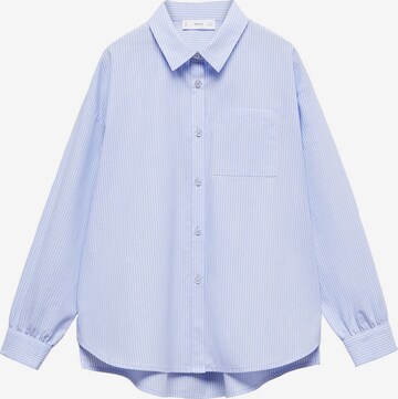 MANGO KIDS Bluse 'GRETA' i blå: forside