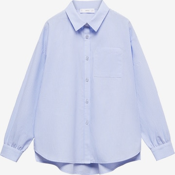 MANGO KIDS Blouse 'GRETA' in Blauw: voorkant