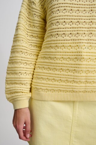 ICHI Sweater 'MARION' in Yellow