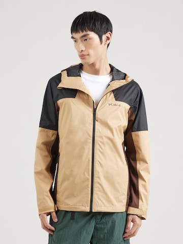 Giacca per outdoor 'Inner Limits III' di COLUMBIA in marrone: frontale