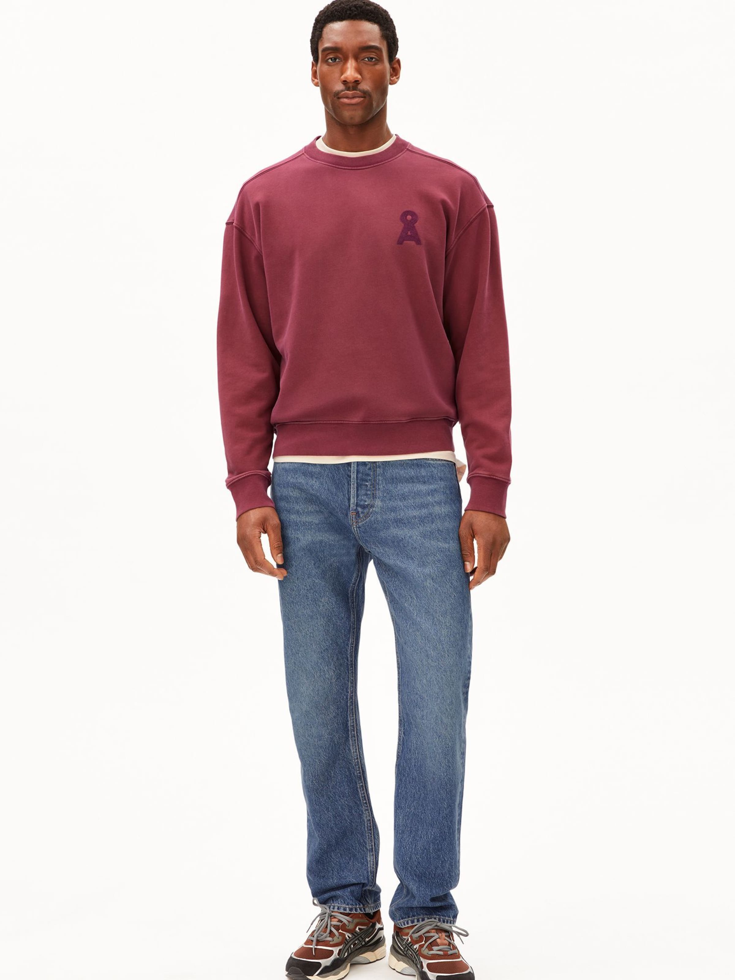 ARMEDANGELS Sweatshirt in Rood