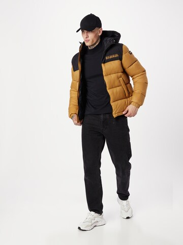 NAPAPIJRI Winter jacket 'HORNELEN' in Beige