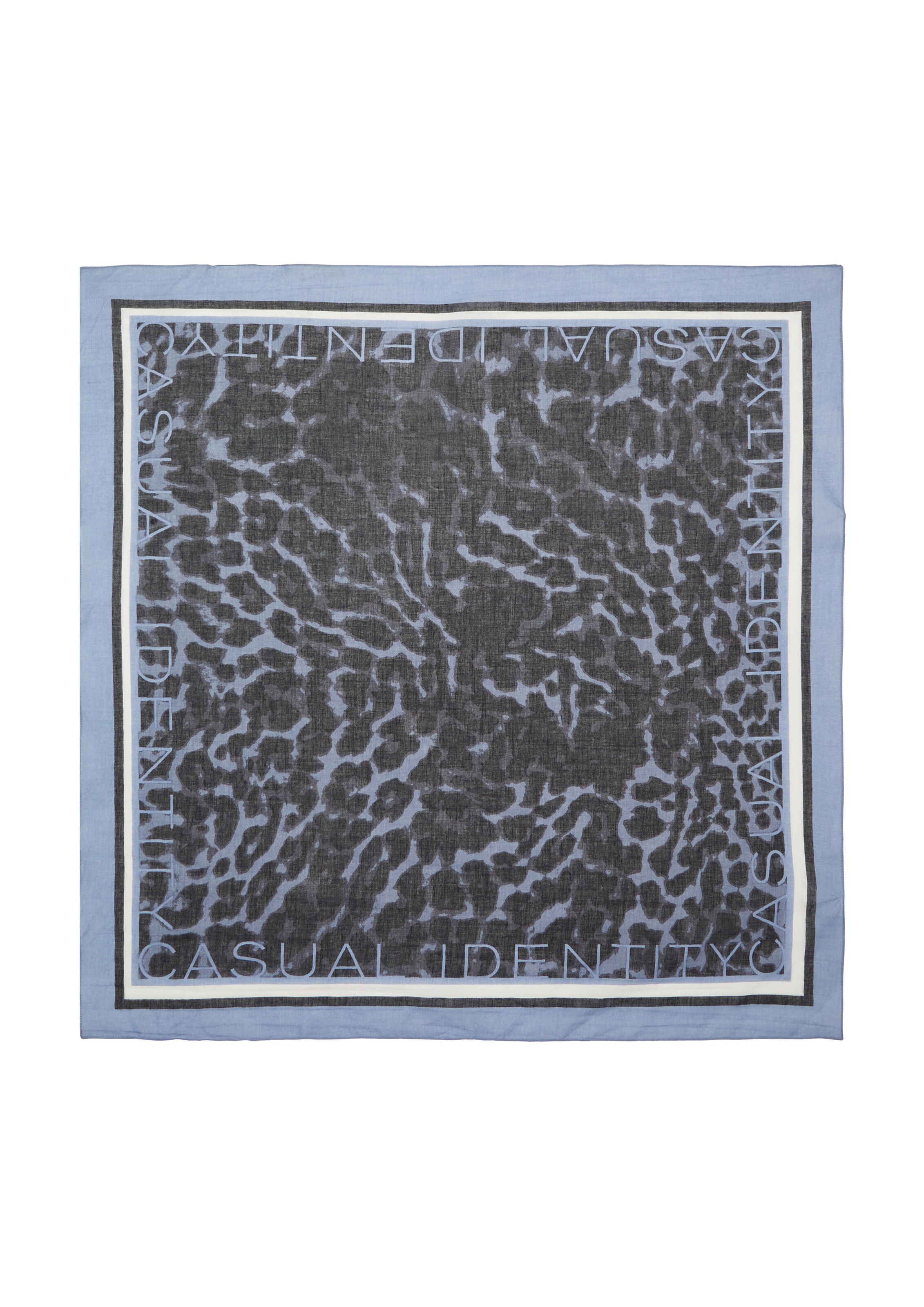 Foulard COMMA en bleu : devant