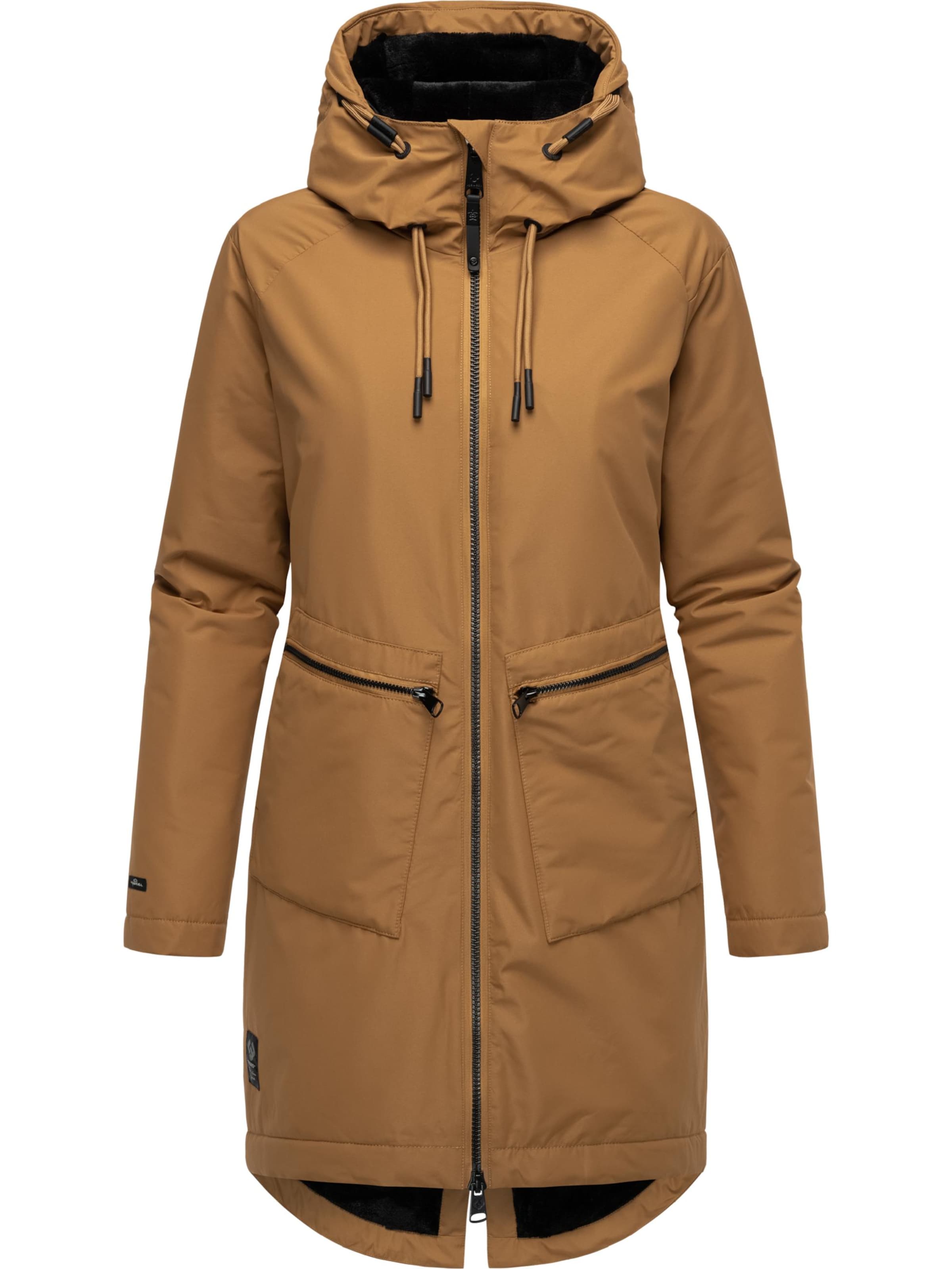 Ragwear Зимнее пальто 'Holstic' в Бежевый: спереди