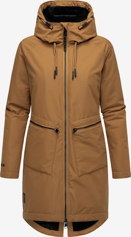 Ragwear Zimní kabát 'Holstic' – béžová: přední strana