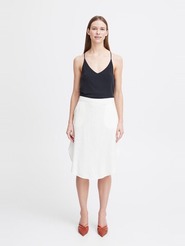 Jupe ' BYFALAKKA ' b.young en blanc