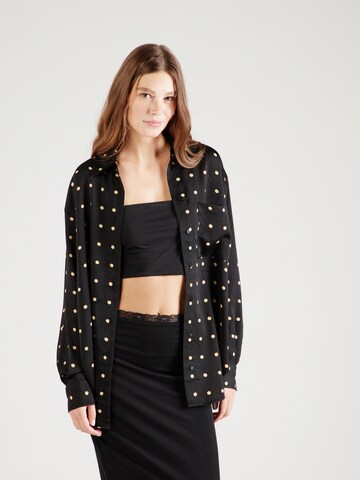 TOPSHOP Blouse in Black: front