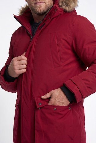 Men Plus Winter Parka in Red