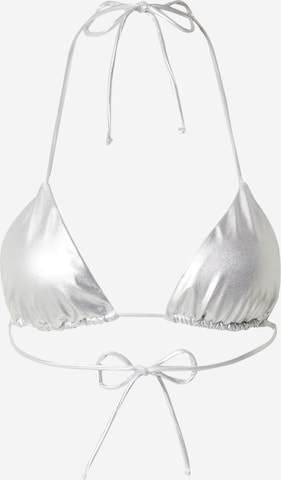 LeGer by Lena Gercke Triangle Bikini top 'Thea' in Silver: front